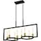 Quoizel Telfair 8-Light Matte Black Island Light QLC5631MBK - alternate 2